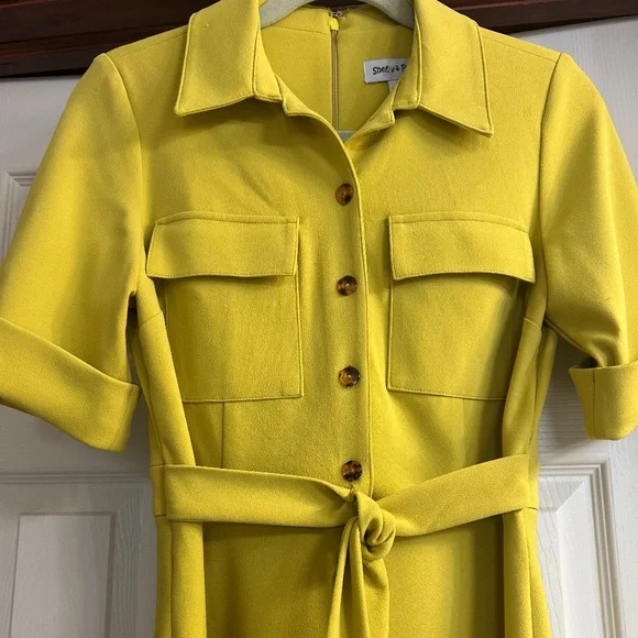 Shelby & Palmer Short Sleeve Shirt Dress    Excellent Condition - Picture 2 of 8